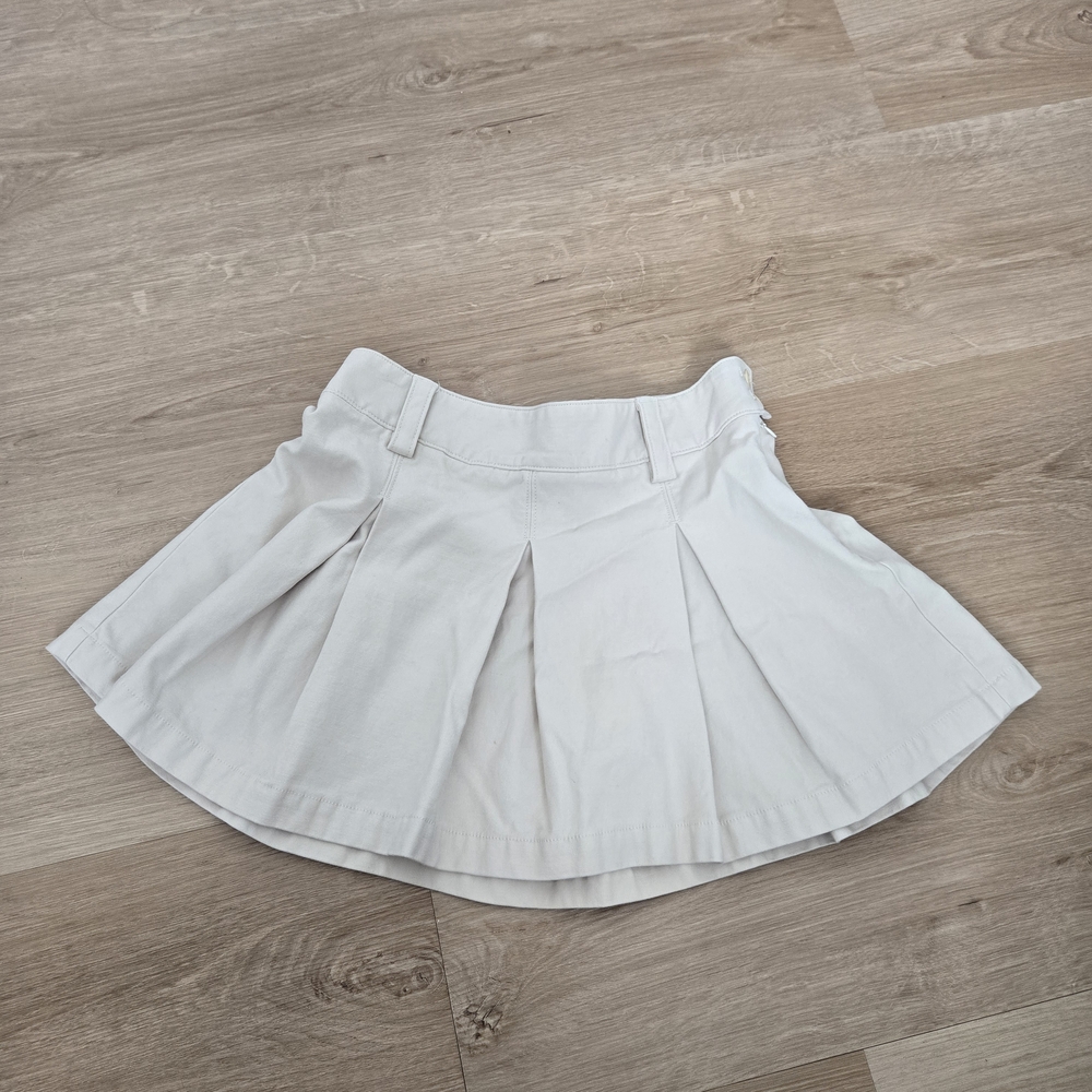 Wilfred Free Rodeo Pleated Cotton Lyocell Mini Skirt Birch NEW